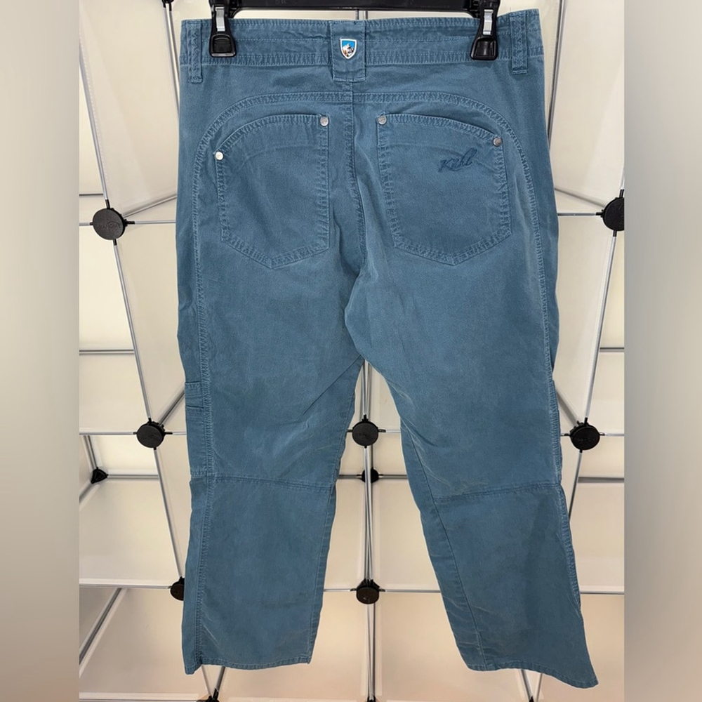 KÜHL Blue Women's Utility Pockets Hiking Cargo Pants Size 6 - Picture 8 of 9